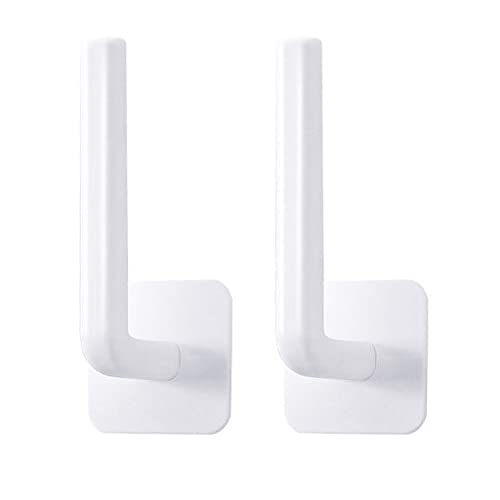 ZIBUYU® Multi Use Wall Mounted Storage Rack for Kitchen Bathroom Bedroom Self Adhesive Toilet Roll Holder Pot Lid Holder Self Adhesive Wall Hook, 2 Pack ZIBUYU® Multi Use Wall Mounted Storage Rack for Kitchen Bathroom Bedroom Self Adhesive Toilet Roll Holder Pot Lid Holder Self Adhesive Wall Hook, 2 Pack